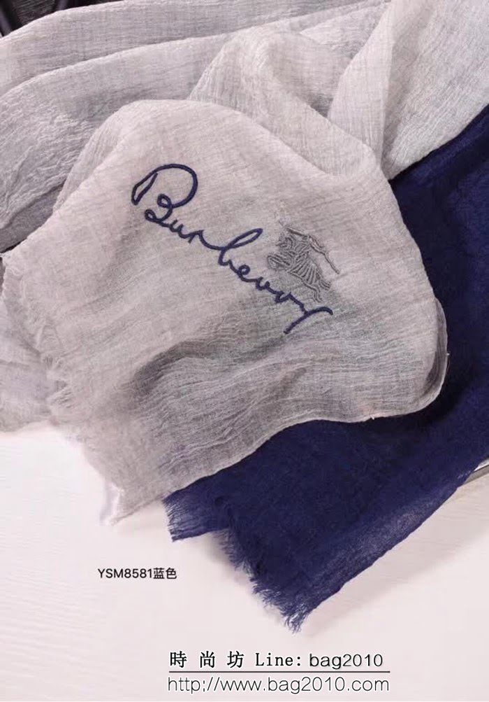 BURBERRY巴寶莉 官網同步 最新純羊絨超薄款圍巾 YSM8581 LLWJ6169